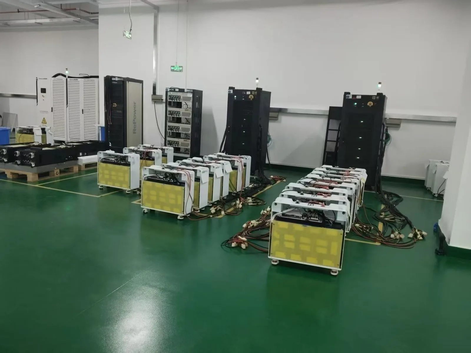 Completed energy storage batteries