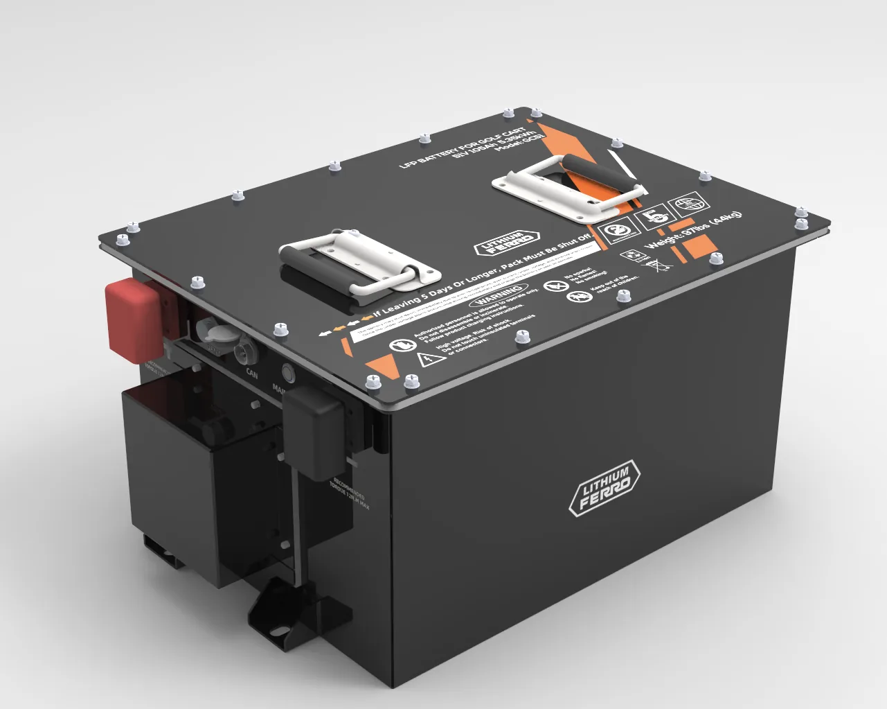Golf cart and forklift LiFePO4 battery