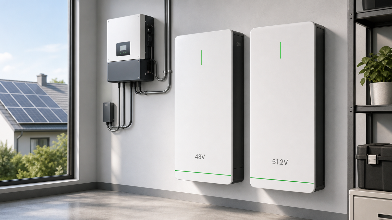 48V vs 51.2V LiFePO4 Battery: Which Is Better for Solar Storage?